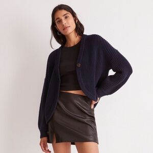 Madewell Shirttail Cardigan Sweater